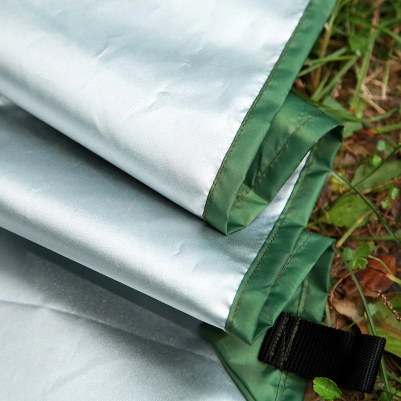 Cheap Goat Tents 1Sets Outdoor Cloth Sunshade Tent Equipments Waterproof Sun Protection Beach Awning Canopy Moisture proof Mat Tents 